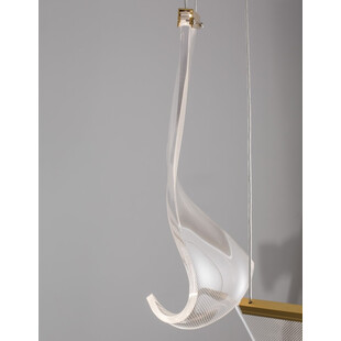 Lampa Wisząca Dermino 28 LED Złota | Nowoczesny Design