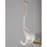 Lampa Wisząca Dermino 28 LED Złota | Nowoczesny Design
