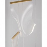Lampa Wisząca Dermino 28 LED Złota | Nowoczesny Design