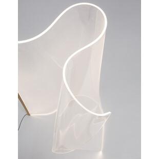 Lampa podłogowa Dermino złota | Nowoczesny design | Decolab24