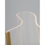 Lampa podłogowa Dermino złota | Nowoczesny design | Decolab24