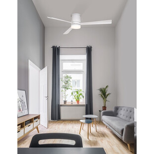 Lampa sufitowa/wiatrak Killy 132 LED biały mat