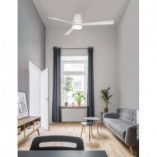 Lampa sufitowa z wiatrakiem Killy | LED, biała, skandynawska