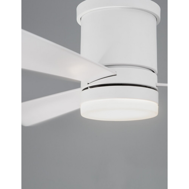 Lampa sufitowa z wiatrakiem Killy | LED, biała, skandynawska