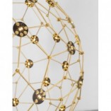 Lampa Wisząca Kula Złota LED 40cm - Nowoczesny Design