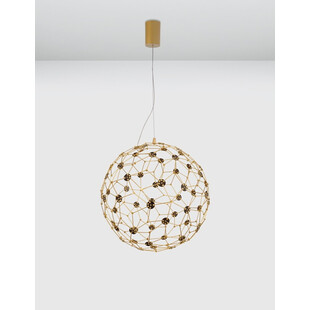 Lampa Wisząca Kula Złota LED 40cm - Nowoczesny Design