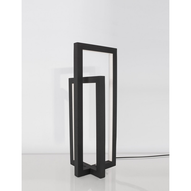 Lampa stołowa LED Rossio czarna | Nowoczesny design Decolab24