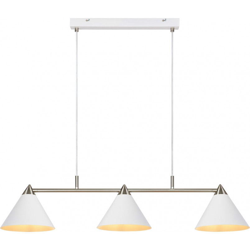 Lampa wisząca Klint biało-stalowa | Markslojd - 98cm