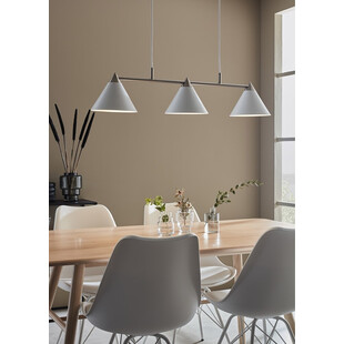 Lampa wisząca Klint biało-stalowa | Markslojd - 98cm