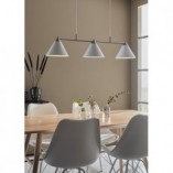 Lampa wisząca Klint biało-stalowa | Markslojd - 98cm