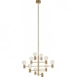 Lampa Wisząca Glamour Paris | 10 Punktów, Mosiądz | Markslojd