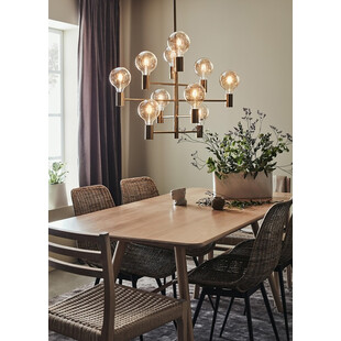 Lampa Wisząca Glamour Paris | 10 Punktów, Mosiądz | Markslojd