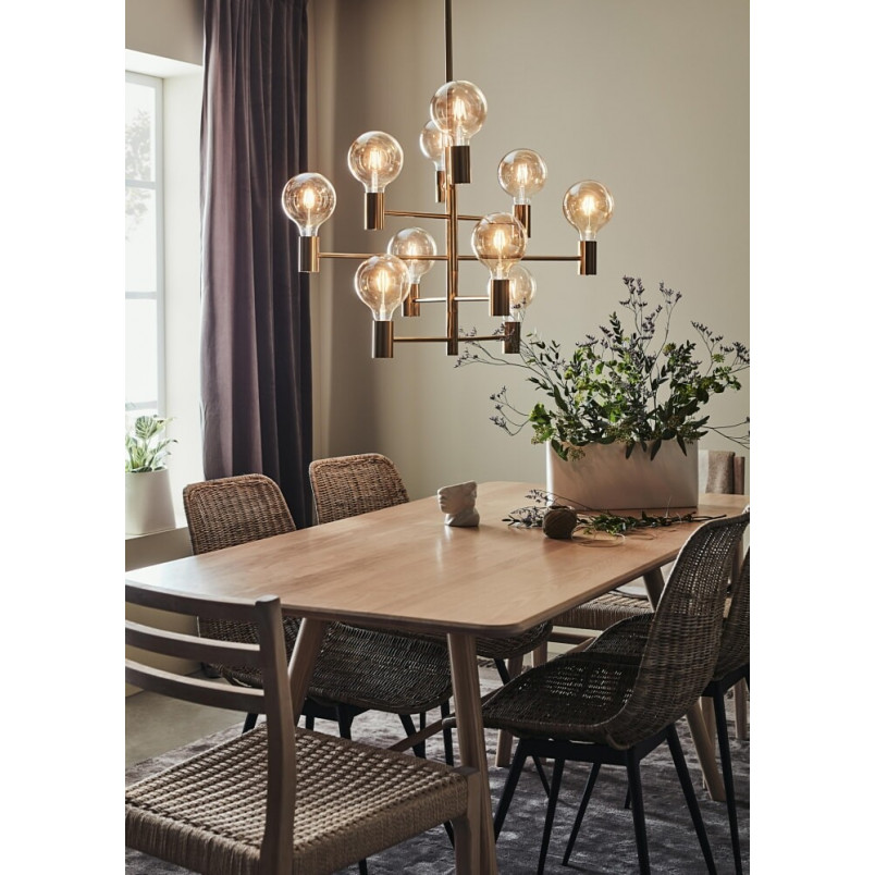 Lampa Wisząca Glamour Paris | 10 Punktów, Mosiądz | Markslojd
