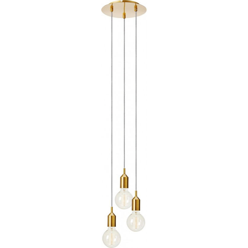 Lampa wisząca Bronx III - Mosiądz, E27 | Markslojd