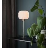 Lampa stołowa Sober 15 biało-stalowa | Markslojd