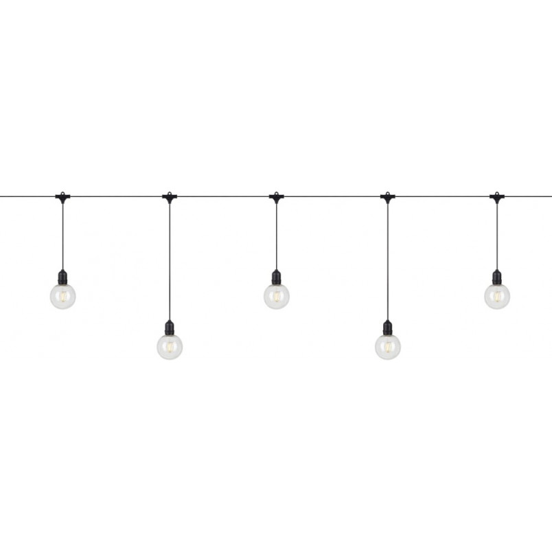 Łańcuch Girlanda Ogrodowa Garden 24 Deco 400cm Czarna - Markslojd