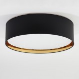 Plafon Glamour Bilbao | Czarno-Złoty 60cm | TK Lighting