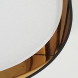 Plafon Glamour Bilbao | Czarno-Złoty 60cm | TK Lighting