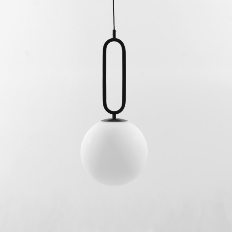 Lampa wisząca szklana kula Bullet 25cm | Decolab24