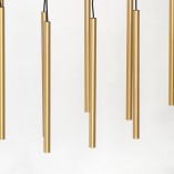 Lampa wisząca Nowodvorski Laser X - Mosiądz i Czarny | Eleganckie oświetlenie