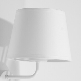 Kinkiet Maja LED biały z abażurem | TK Lighting
