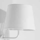 Kinkiet Maja LED biały z abażurem | TK Lighting