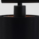 Lampa wisząca Tommy IV czarna Trio Reality | 75cm