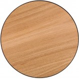 Stolik kawowy industrialny Tre 60cm dąb/czarny | Nordifra