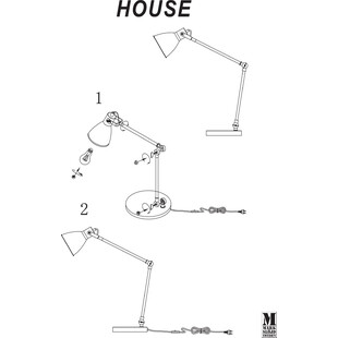 Lampa biurkowa loft House czarna | Markslojd - Kup online