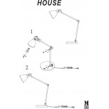 Lampa biurkowa loft House czarna | Markslojd - Kup online