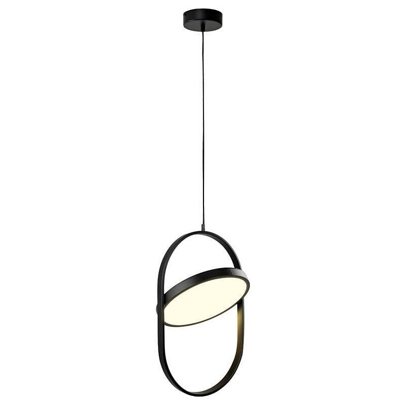 Lampa wisząca Elipse LED czarna | Step Into Design