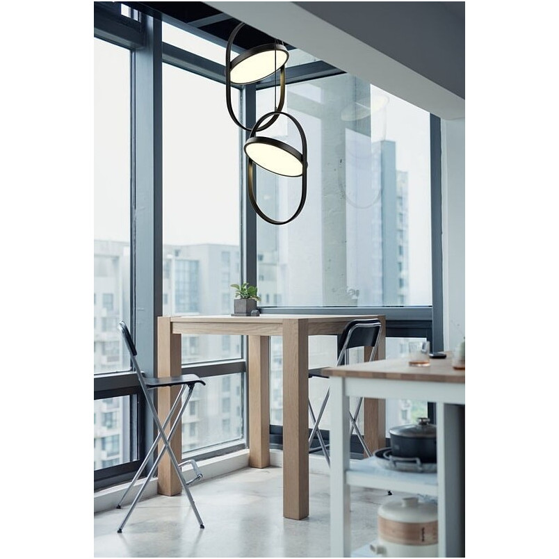 Lampa wisząca Elipse LED czarna | Step Into Design