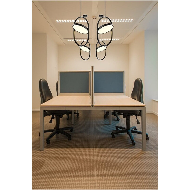 Lampa wisząca Elipse LED czarna | Step Into Design