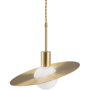 Lampa wisząca glamour Jupiter | Biało-złota | Step Design