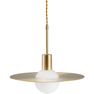 Lampa wisząca glamour Jupiter | Biało-złota | Step Design