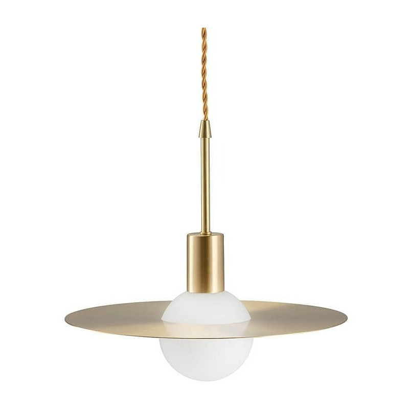 Lampa wisząca glamour Jupiter | Biało-złota | Step Design