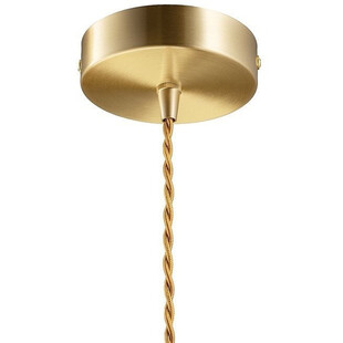 Lampa wisząca glamour Jupiter | Biało-złota | Step Design
