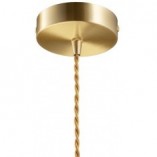 Lampa wisząca glamour Jupiter | Biało-złota | Step Design