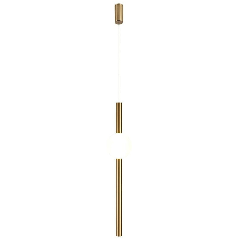 Lampa wisząca tuba glamour mosiężna Step - O-line LED