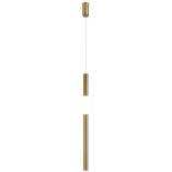 Lampa wisząca tuba glamour mosiężna Step - O-line LED