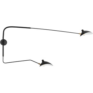 Kinkiet podwójny na wysięgniakch Crane II Czarny marki Step Into Design