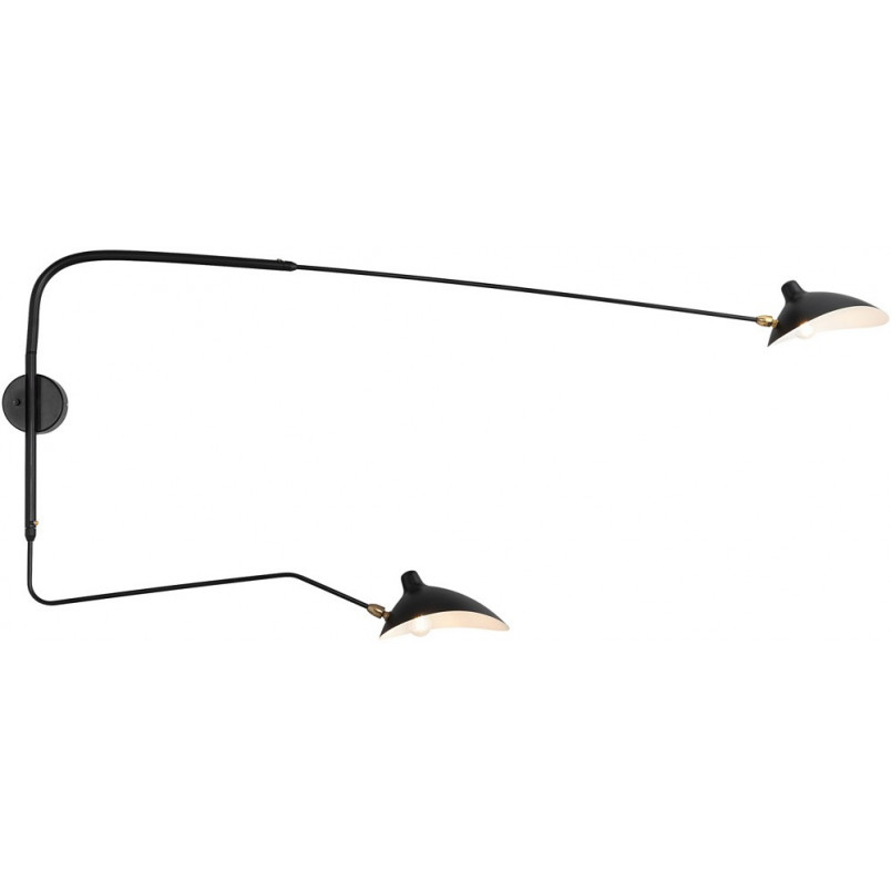 Kinkiet podwójny Crane II czarny | Step Into Design