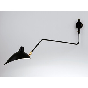 Kinkiet industrialny Crane czarny | Step Into Design