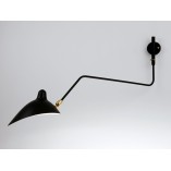 Kinkiet industrialny Crane czarny | Step Into Design