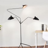 Lampa podłogowa Crane czarna | Step Into Design