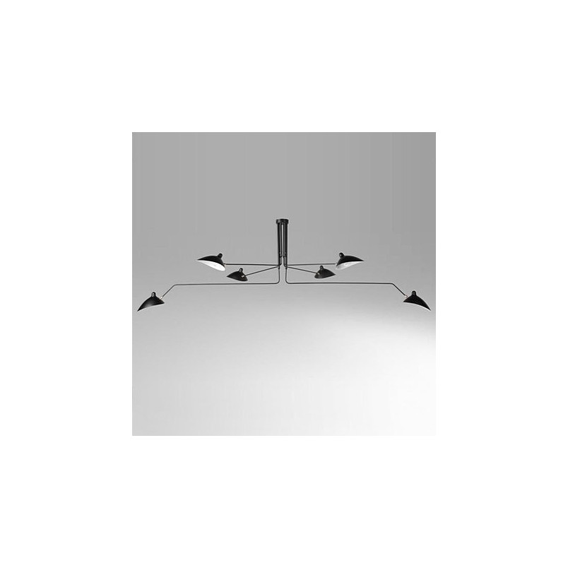 Lampa Sufitowa Crane VI Czarna - Step Into Design | Loftowa