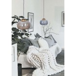 Lampa wisząca szklana Boom | Bursztynowa | Step Design