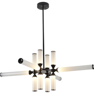 Lampa wisząca szklana designerska Quadro LED Czarno-Biała marki Step Into Design