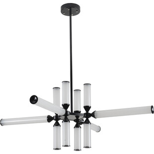Lampa wisząca szklana designerska Quadro LED Czarno-Biała marki Step Into Design