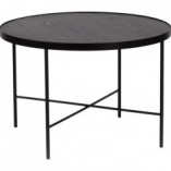 Stolik kawowy Tre 60cm czarny dąb | Nordifra - Elegancki design